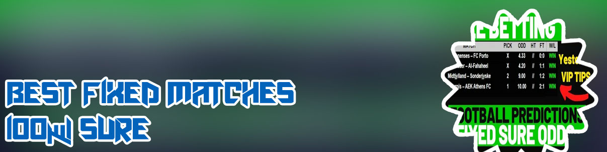 Today sure fixed matches free